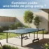 Profitez du plein air avec une table tennis de table outdoor