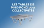 Les différentes tables de ping-pong pour les collectivités